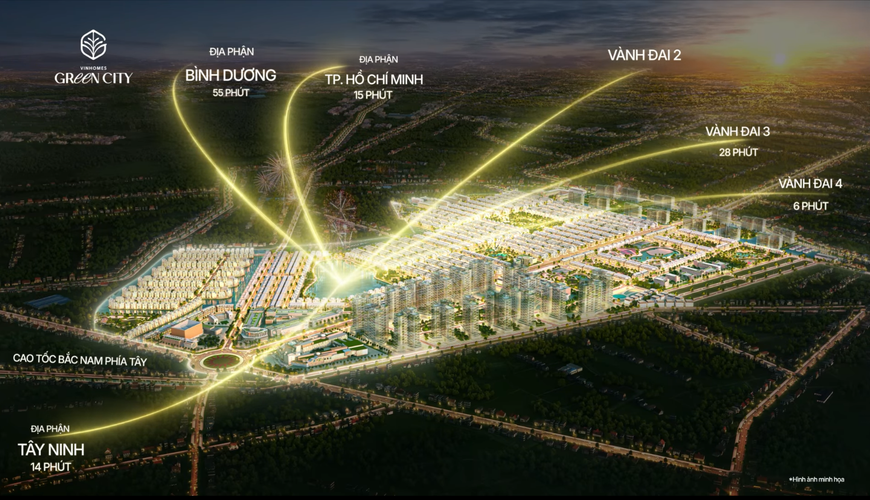 Vinhomes Green City Long An: “điểm rơi” đầu tư khi hạ tầng tỷ đô bứt tốc