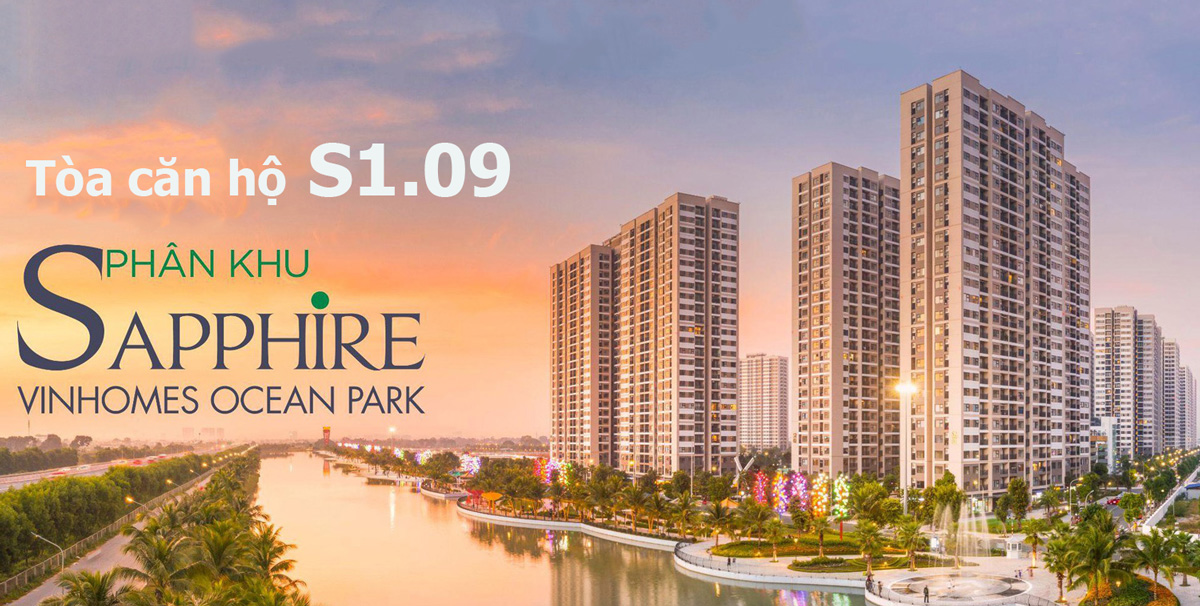 Tòa S1.09 The Sapphire 1 Vinhomes Ocean Park
