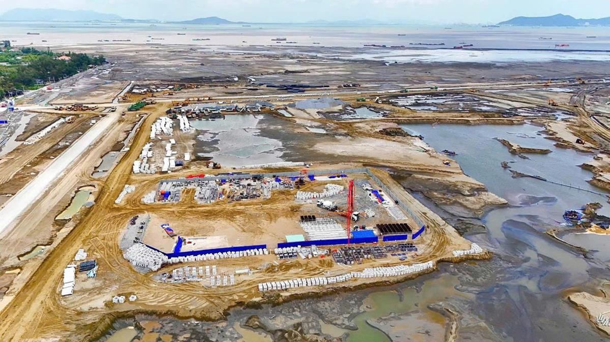 Tiến độ xây dựng phân khu The Green Bay – Vịnh Ngọc (Phân khu B) — Vinhomes Green Paradise (10/2025)