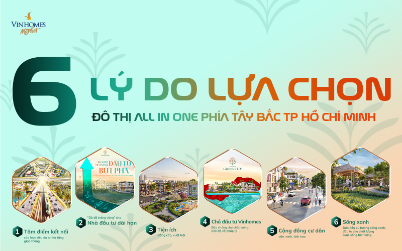 Vinhomes Green City: Đô thị “All-in-One” phía Tây Bắc TP.HCM – Tâm điểm đầu tư mới