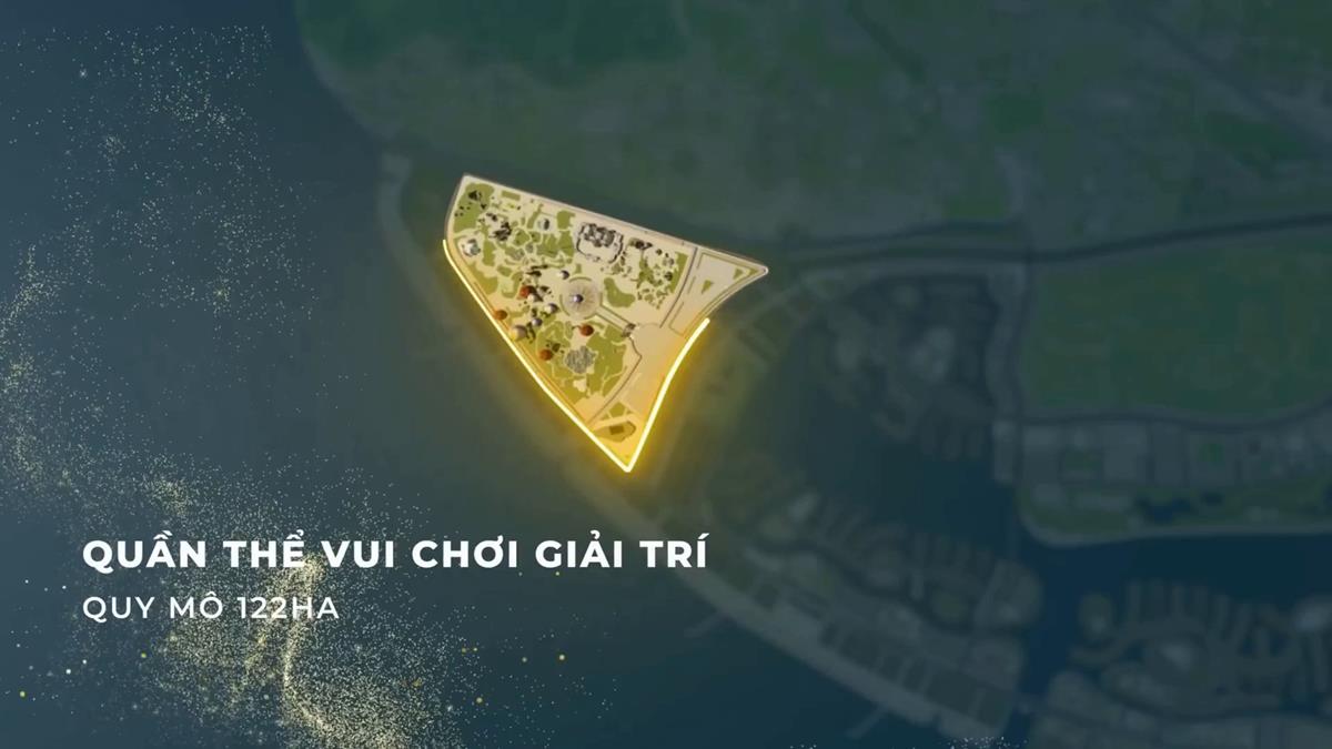 Quần thể vui chơi giải trí “Downtown by the sea” 122ha tại Vinhomes Green Paradise