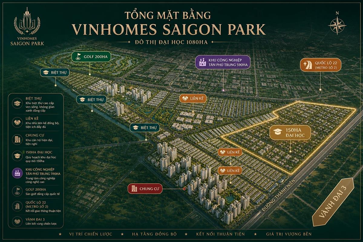 Bảng Giá Vinhomes Saigon Park cập nhật mới nhất Tháng 05/2026