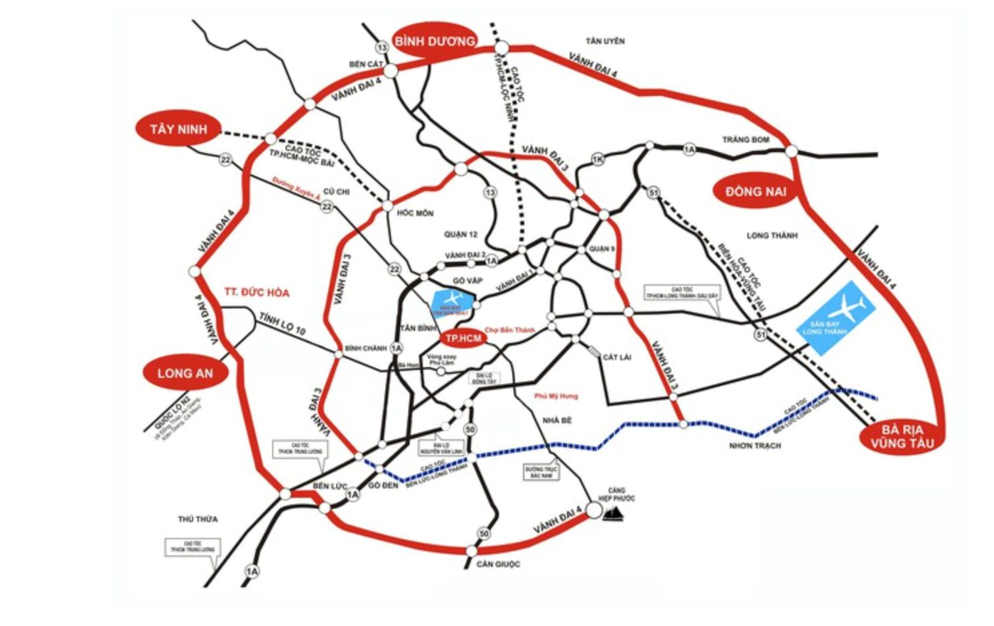 Hạ tầng giao thông tiềm năng tại Đức Hòa (Long An) rút ngắn khoảng cách đến trung tâm TP. Hồ Chí Minh