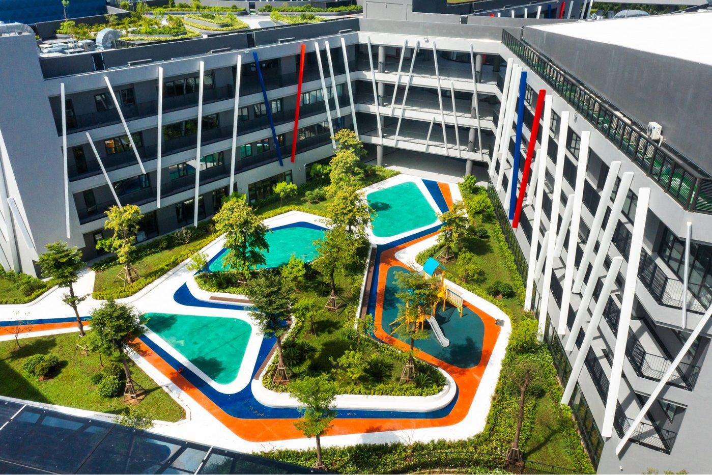 Vinschool Ocean City sở hữu diện tích lớn nhất trong hệ thống các trường Vinschool. (Nguồn ảnh: Website chính thức của Vinschool).