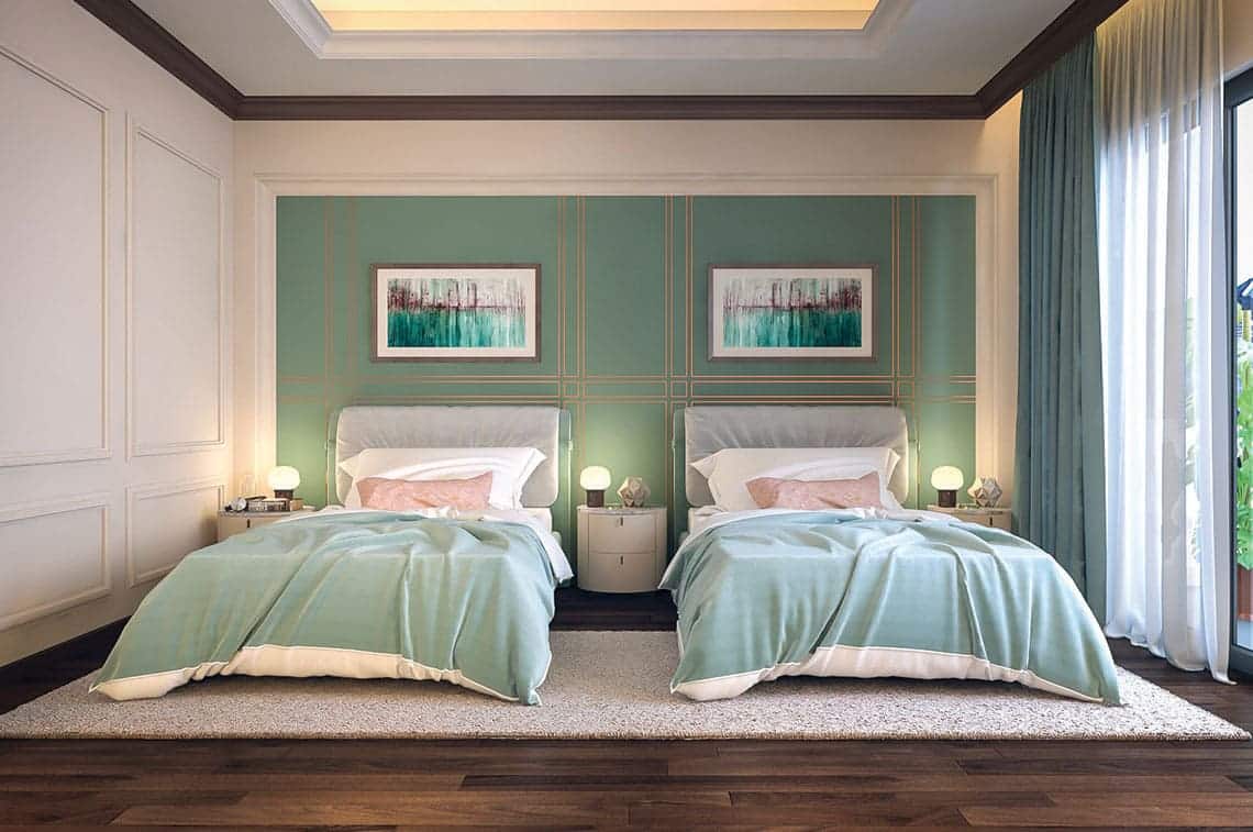 Phối cảnh nội thất biệt thự The Victoria Vinhomes Golden River tại cảng Bason, Bến Nghé, Quận 1.