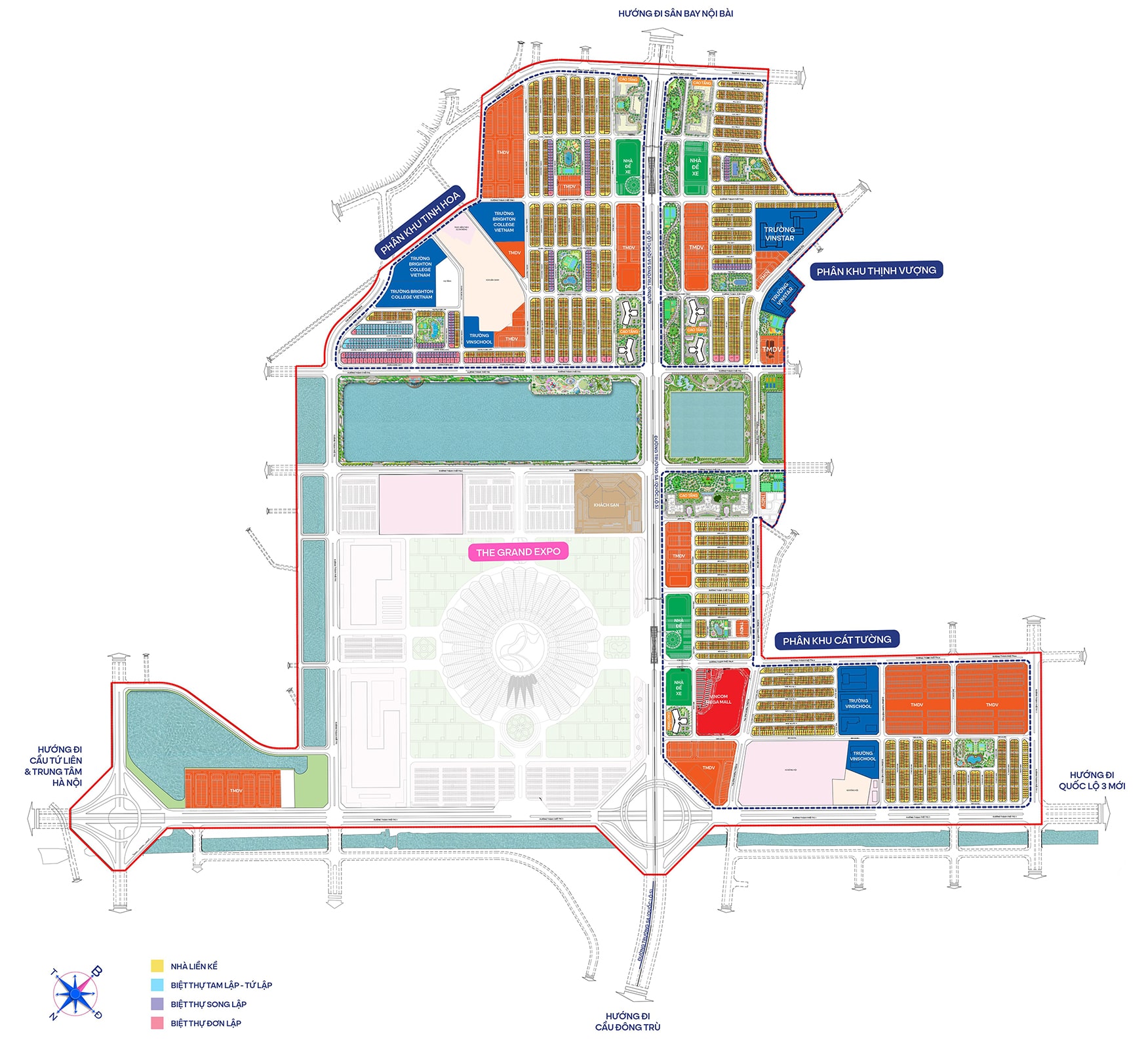 Mặt bằng tổng thể dự án Vinhomes Global Gate
