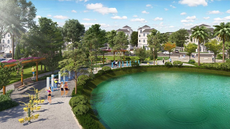 Hồ cảnh quan rộng 7.000 m2