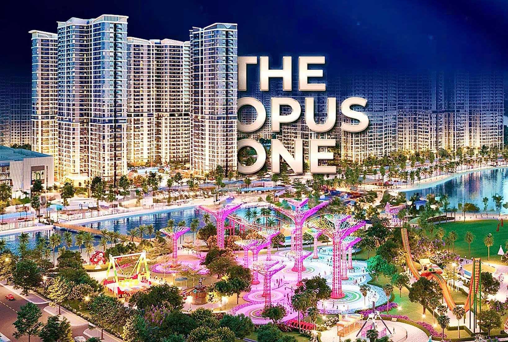 Phối cảnh phân khu The Opus One thuộc dự án Vinhomes Grand Park