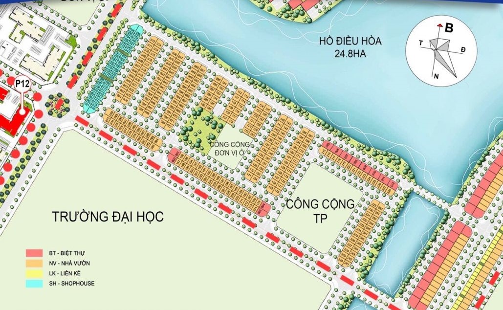 Mặt bằng Vinhomes Ocean Park - tiểu khu San Hô