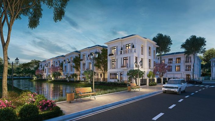 Biệt thự tại tiểu khu Hướng Dương