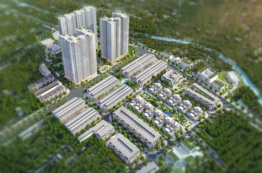 Phối cảnh khu đô thị Vinhomes Green Bay Mễ Trì