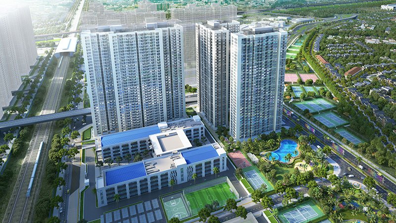 Phối cảnh tiện ích S4.02 The Sapphire 4 Vinhomes Smart City