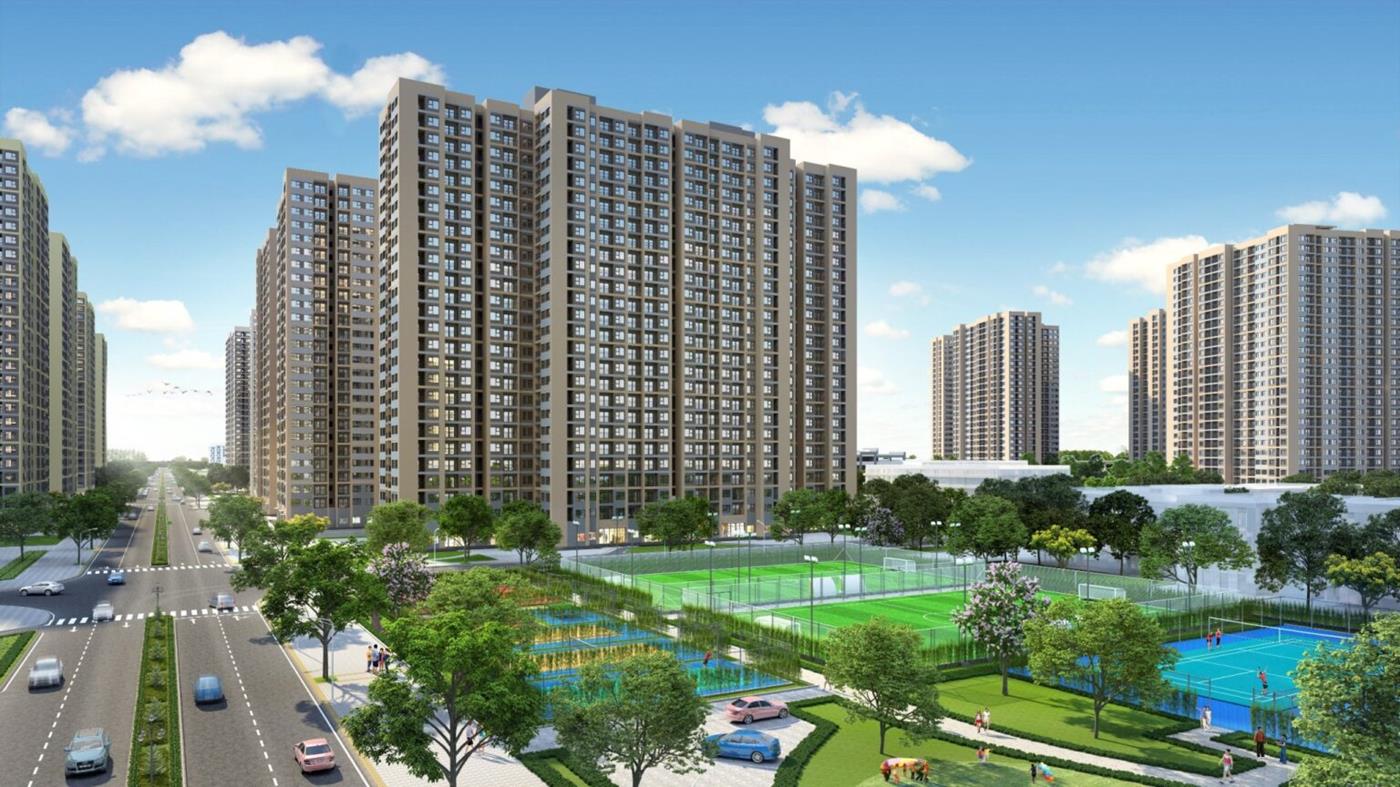Phối cảnh tiện ích của căn hộ S2 07 Vinhomes Ocean Park