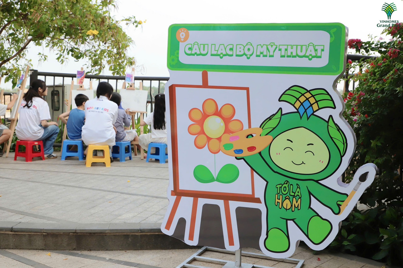 CLB Mỹ thuật là sân chơi bổ ích cho các bé thỏa sức sáng tạo và phát triển năng khiếu nghệ thuật. (Hình ảnh minh họa)