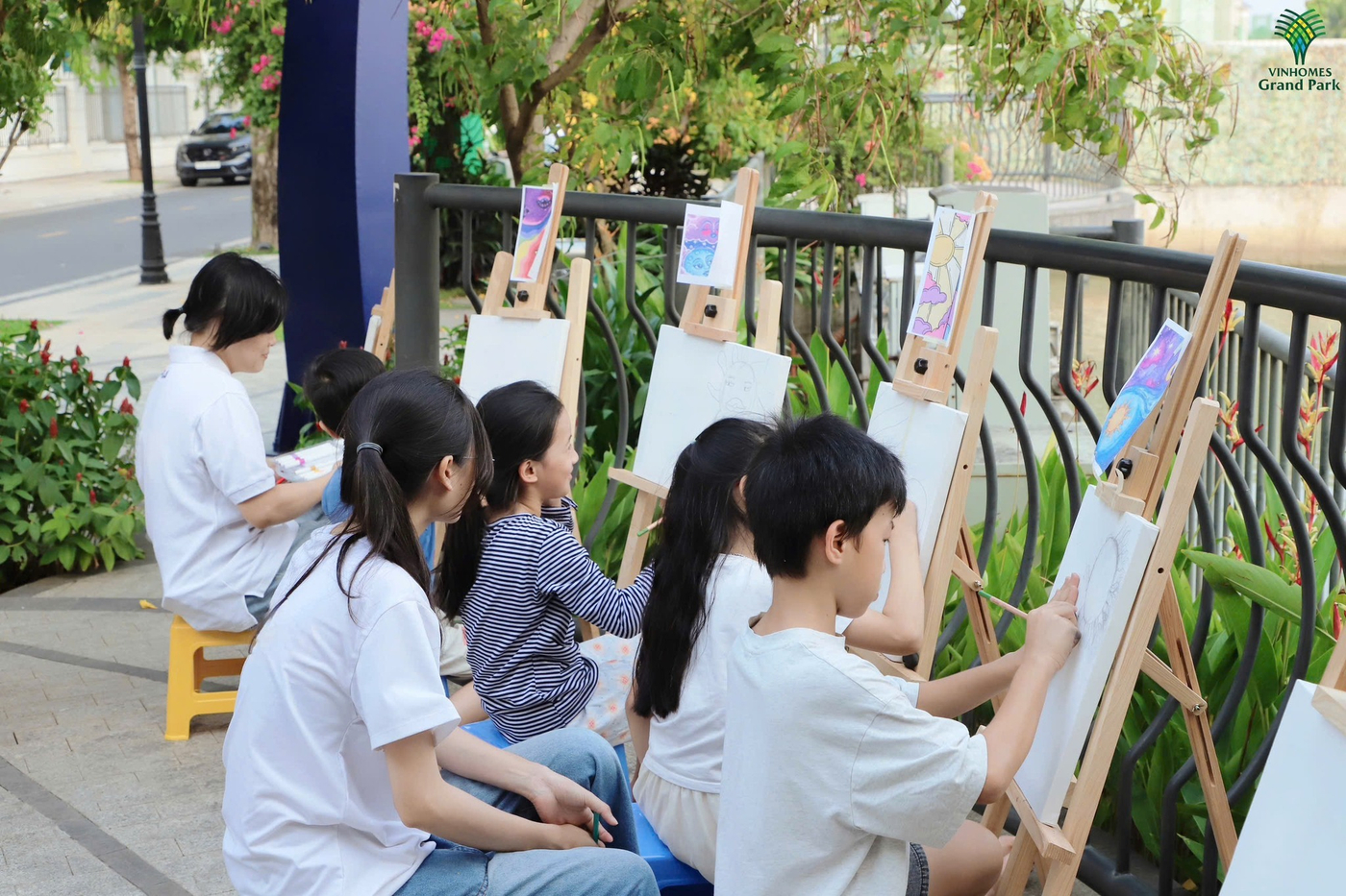 Câu lạc bộ giúp các bé phát triển khả năng sáng tạo của mình.