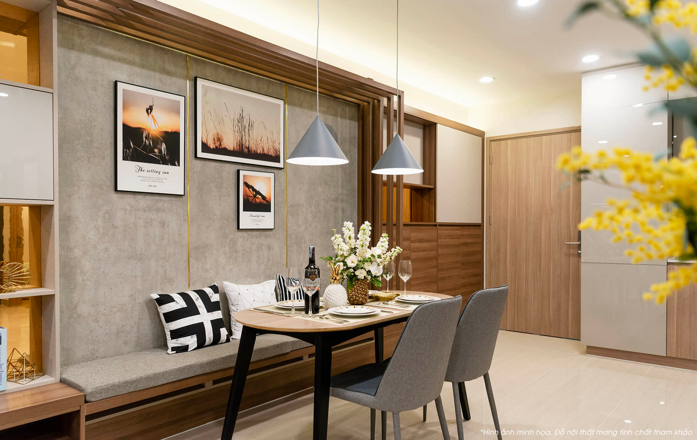 Xu hướng nội thất 2024 chuyển dần sang gam màu ấm (Nguồn: Vinhomes)