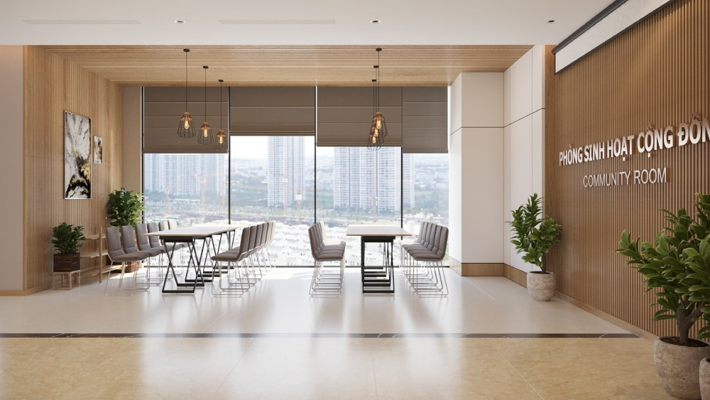 Phòng sinh hoạt cộng đồng tại The Beverly