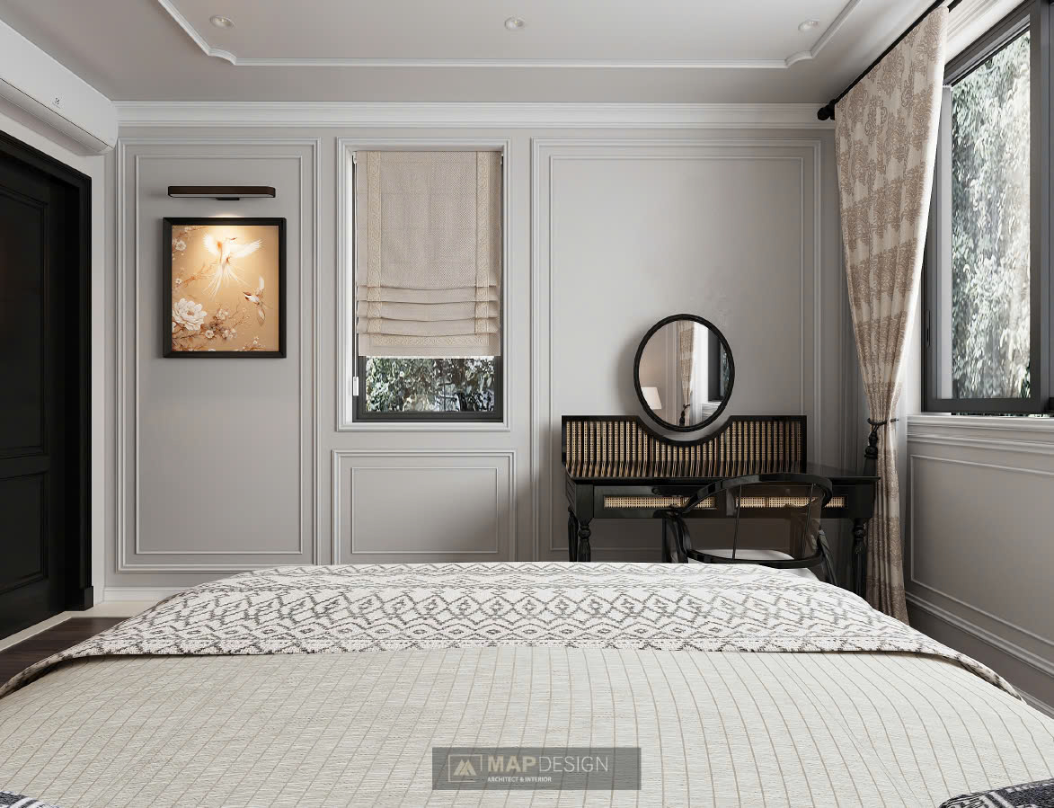 Thiết kế phòng ngủ nhà ở Vinhomes Ocean Park 3.