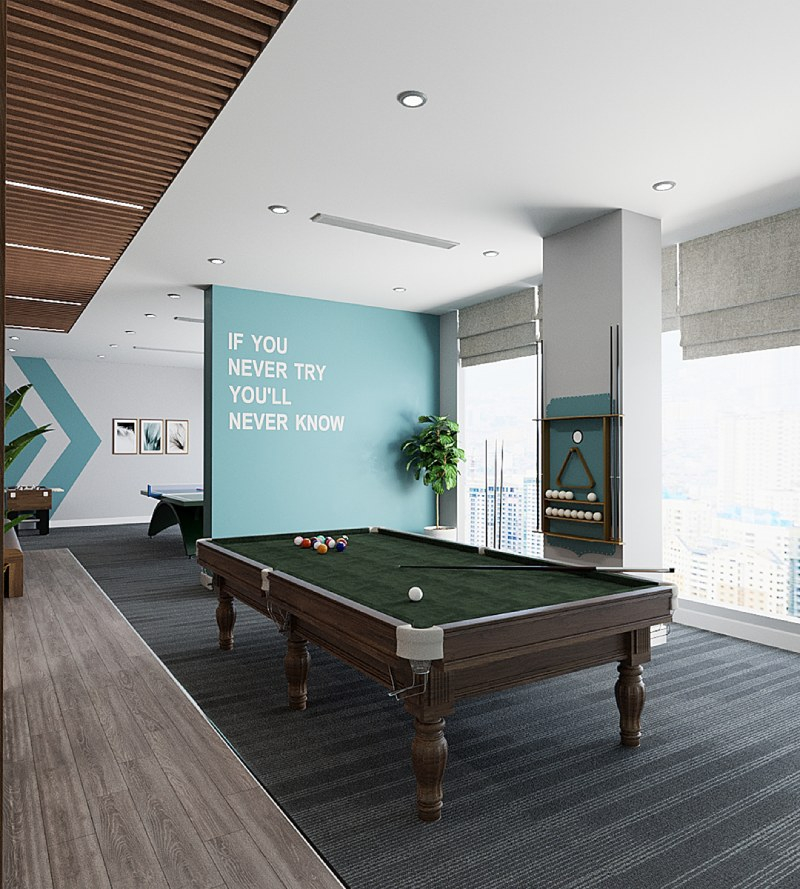 Phòng thể thao tại The Beverly phục vụ mọi nhu cầu từ tập luyện đến thư giãn, giải trí của cư dân.