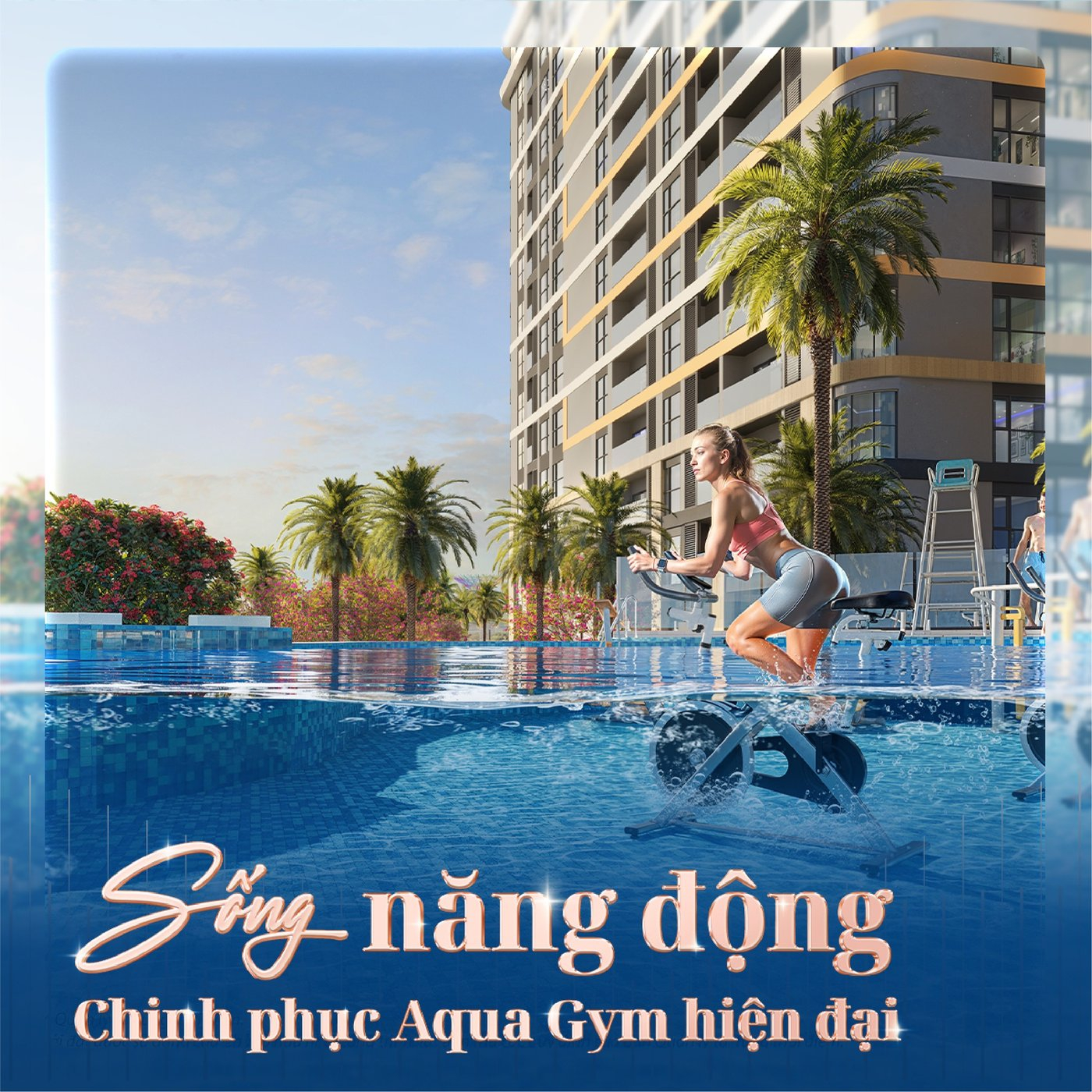 Phối cảnh Aqua Gym tại The Opus One.