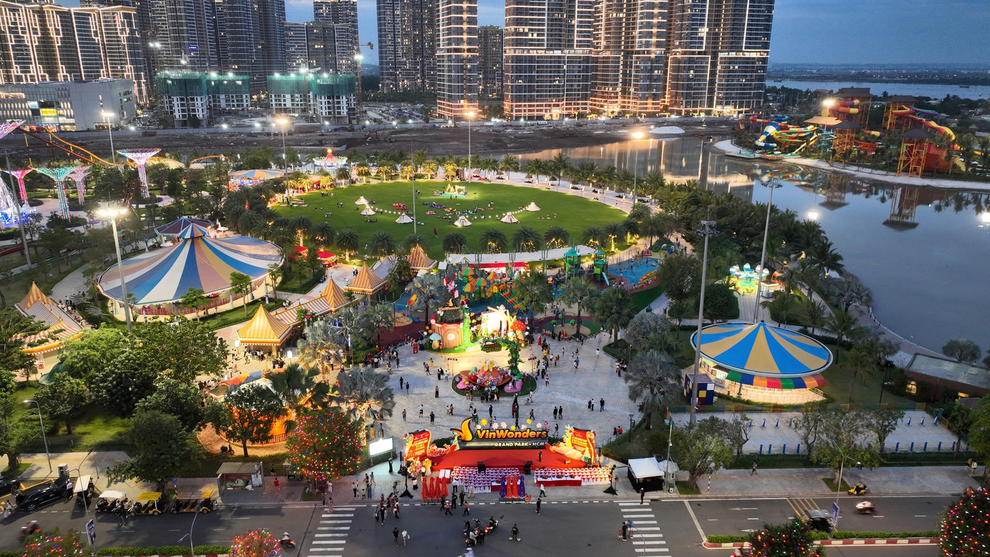 Công viên Grand Park là điểm đến yêu thích của cư dân Vinhomes Grand Park