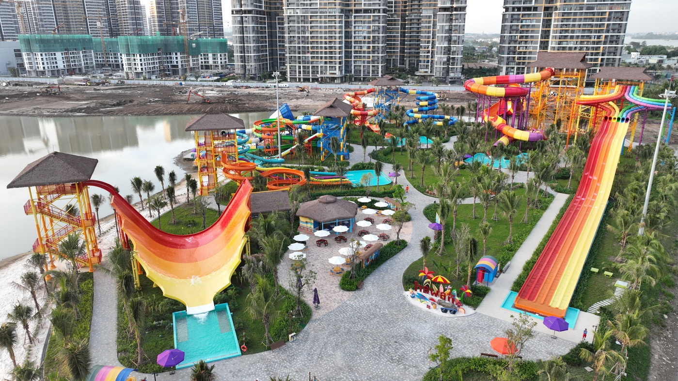 Hệ thống công viên nước quy mô lớn tại Vinhomes Grand Park