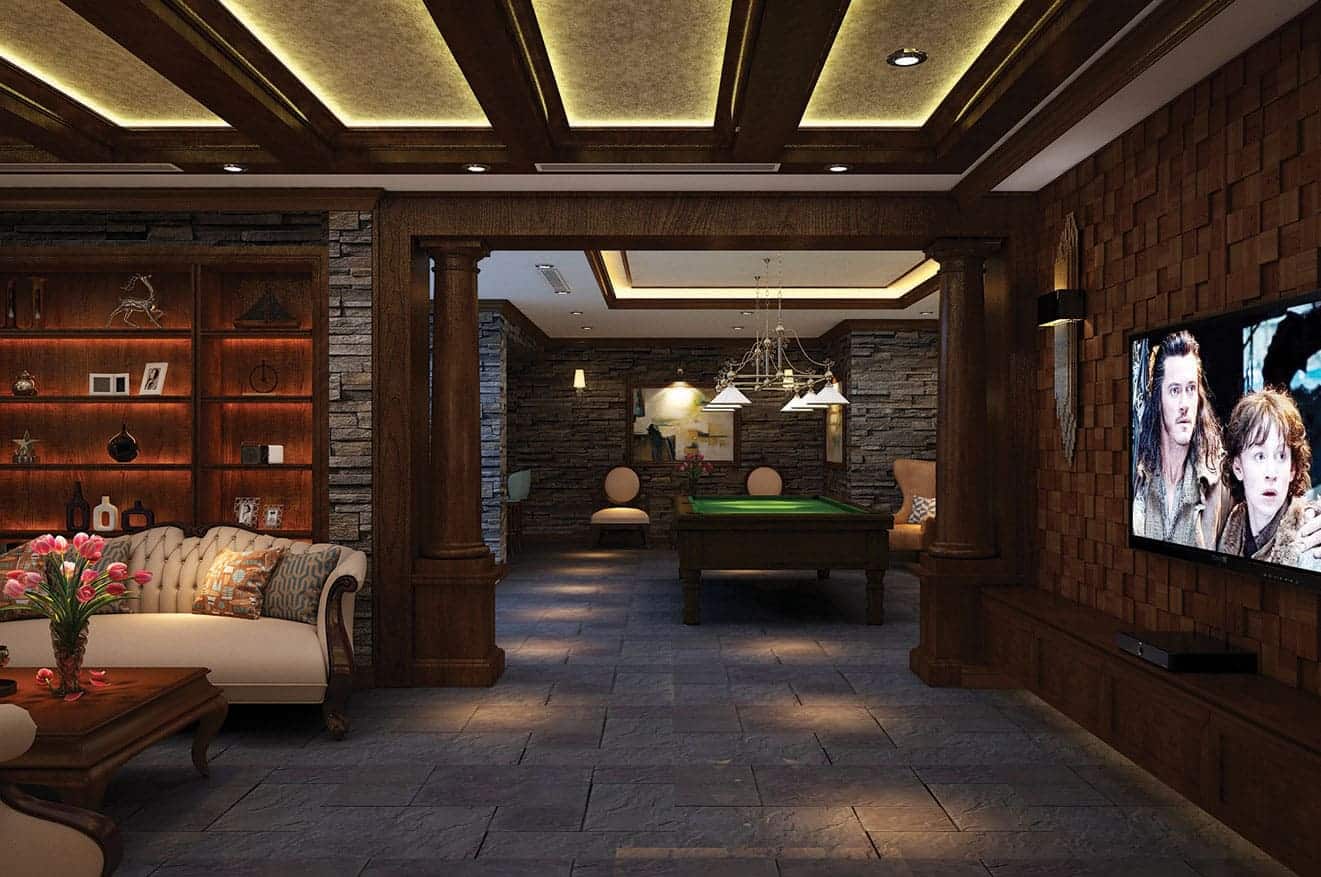 Phối cảnh nội thất biệt thự The Victoria Vinhomes Golden River tại cảng Bason, Bến Nghé, Quận 1.