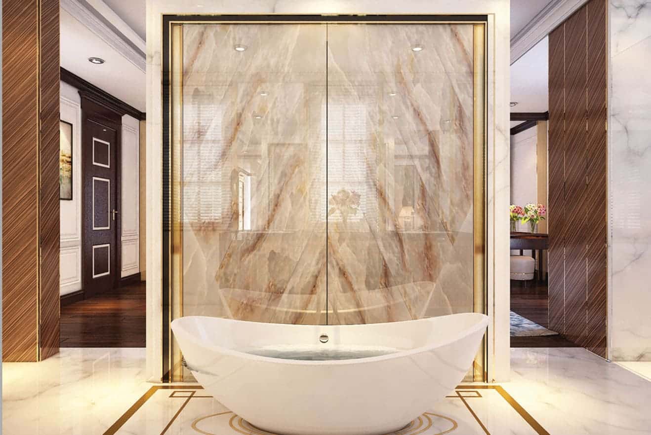 Phối cảnh nội thất biệt thự The Victoria Vinhomes Golden River tại cảng Bason, Bến Nghé, Quận 1.