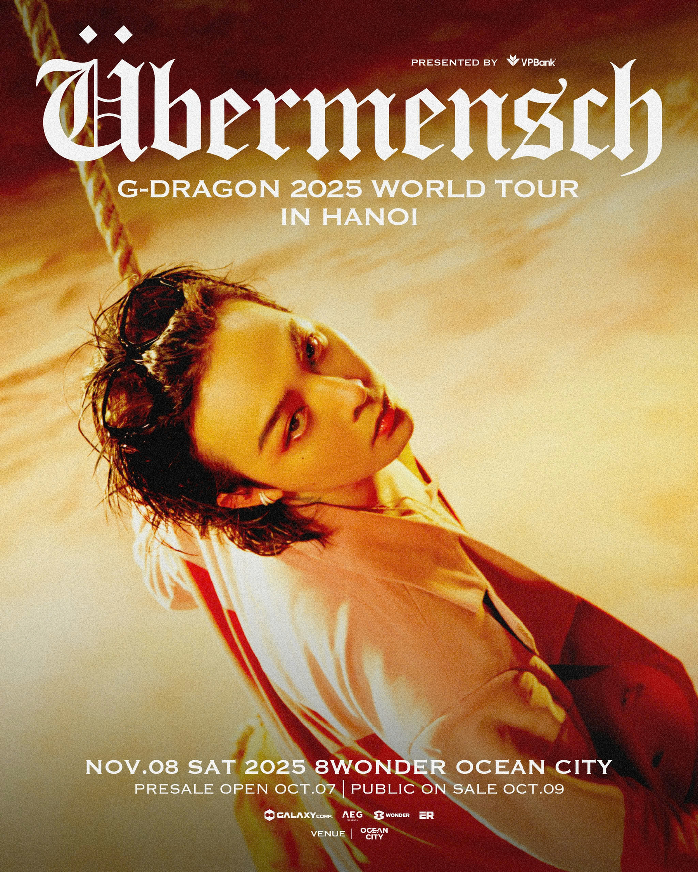 G-DRAGON 2025 WORLD TOUR [Übermensch] tại Ocean City