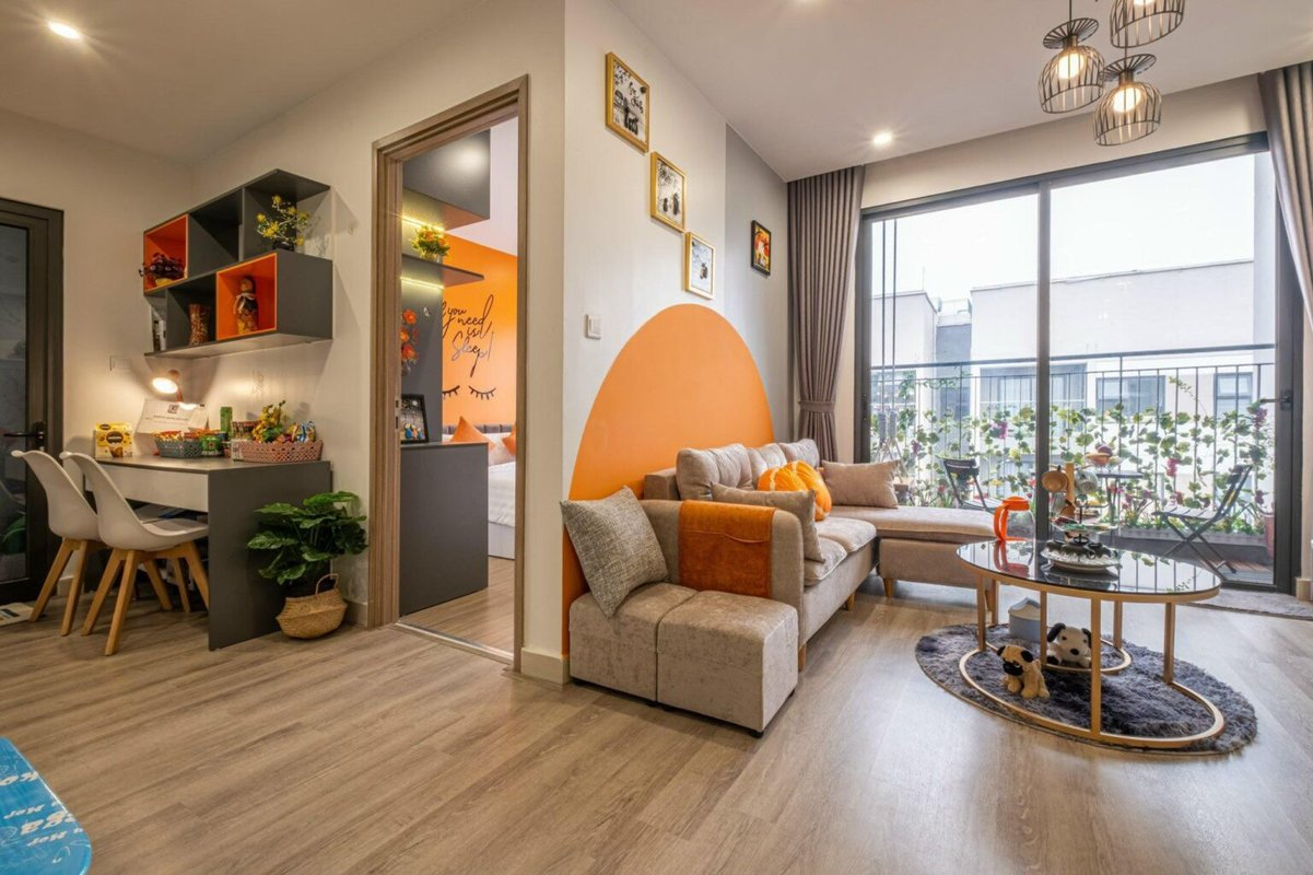 Căn hộ 1PN+1 nổi lên như một xu hướng dẫn đầu, thu hút sự quan tâm của đông đảo các gia đình trẻ nhờ những ưu điểm vượt trội (Ảnh: Căn 1PN+1 tại Vinhomes Ocean Park 1)