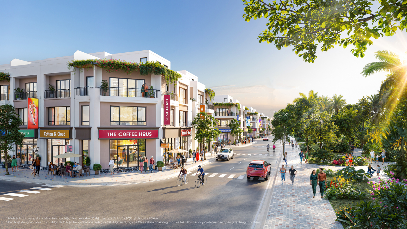 Chuỗi shophouse mở ra một thương phố phồn hoa tại Vinhomes Green City