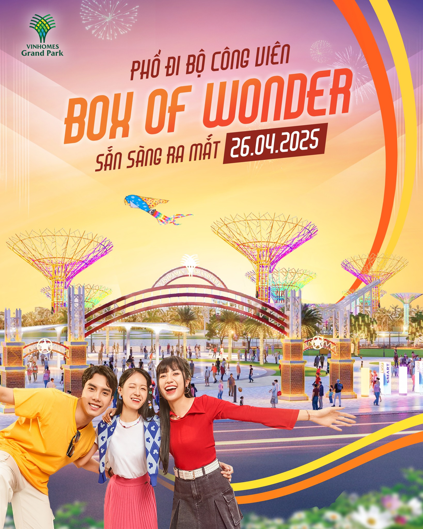 Phố đi bộ Box of Wonder sẵn sàng ra mắt vào ngày 26/4/2025