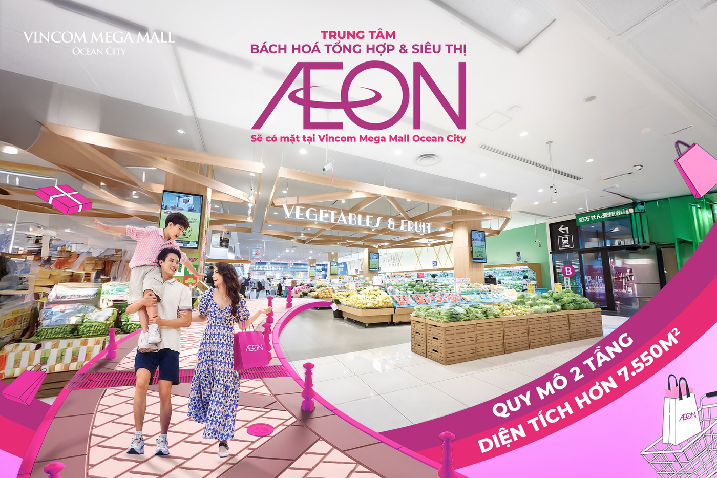 AEON chính thức đổ bộ Vincome Mega Mall Ocean City