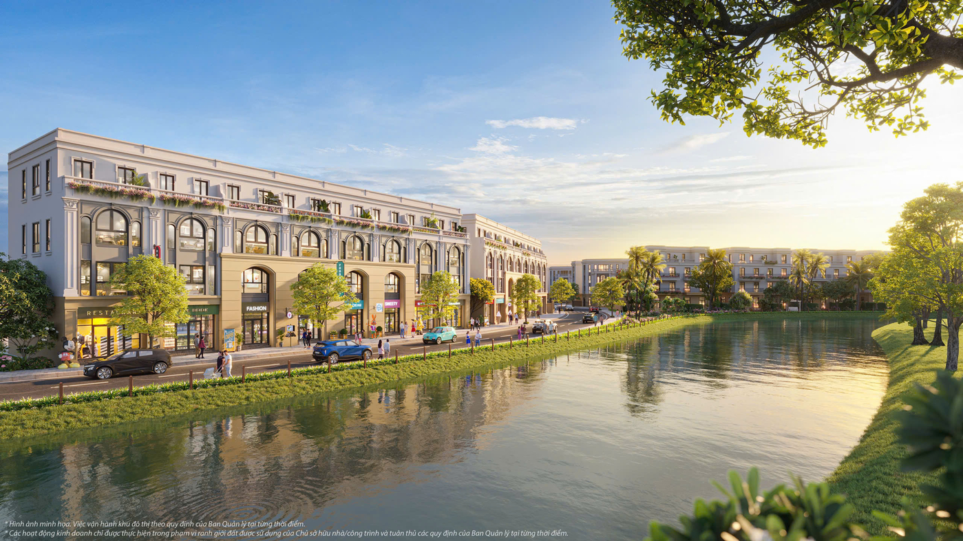 Một trong những khu có bất động sản cận giang tại Vinhomes Golden City