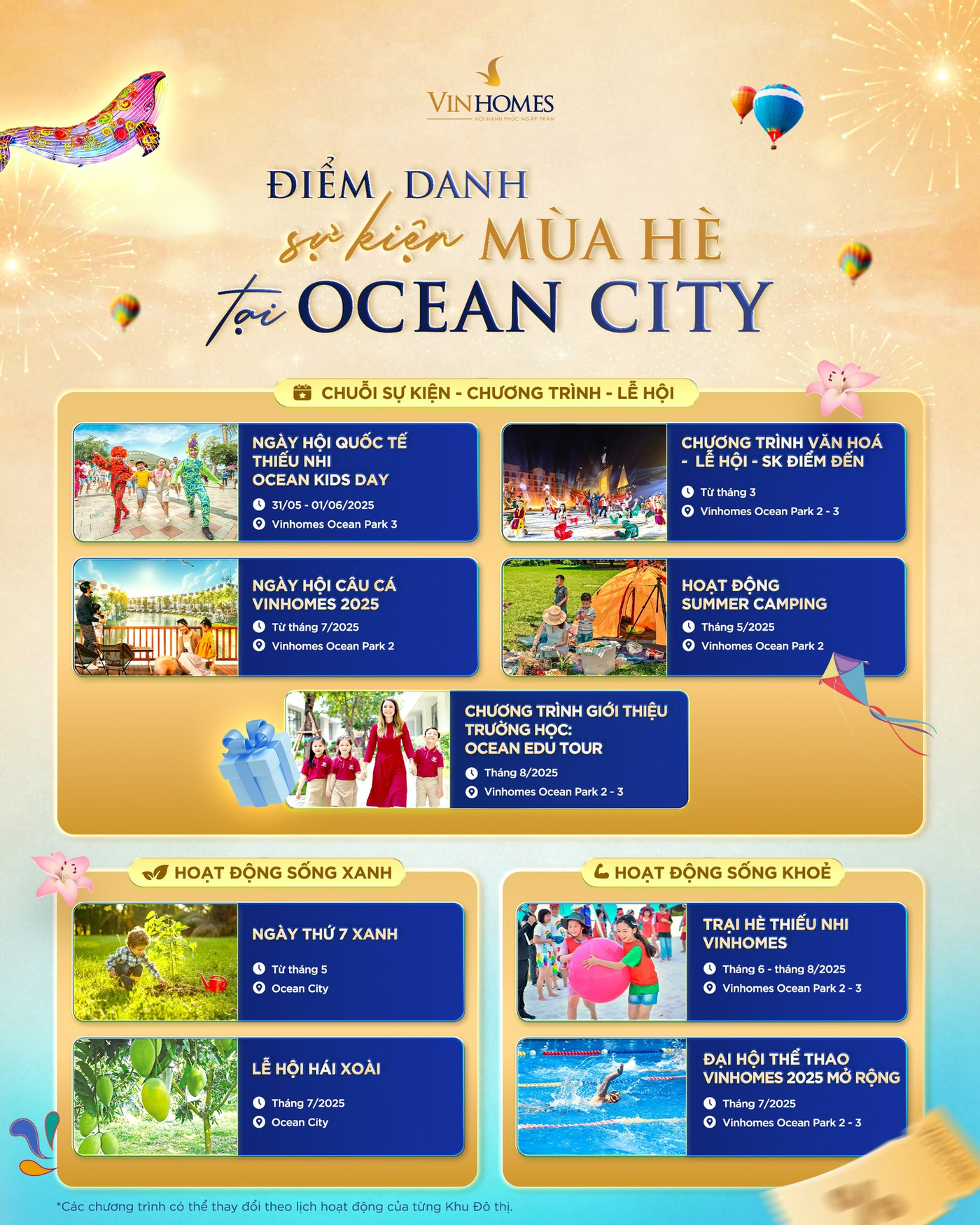 Ocean City bùng nổ chuỗi sự kiện mùa hè 2025 không thể bỏ lỡ