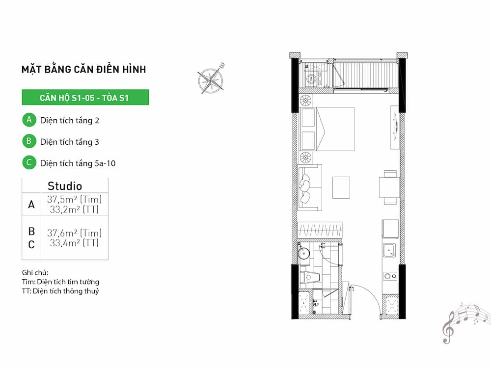 Thiết kế chi tiết căn hộ Vinhomes Symphony