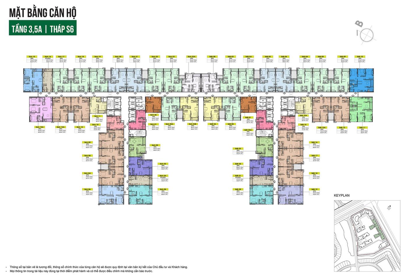 Mặt bằng tầng Vinhomes Symphony