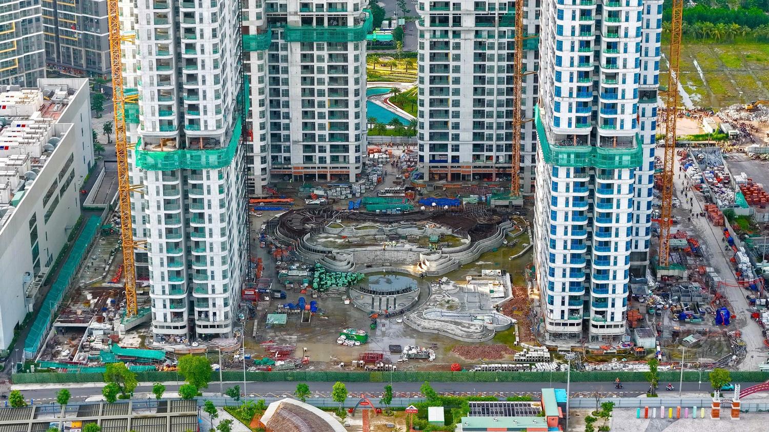 Hình ảnh tiến độ dự án The Opus One tháng 9/2025