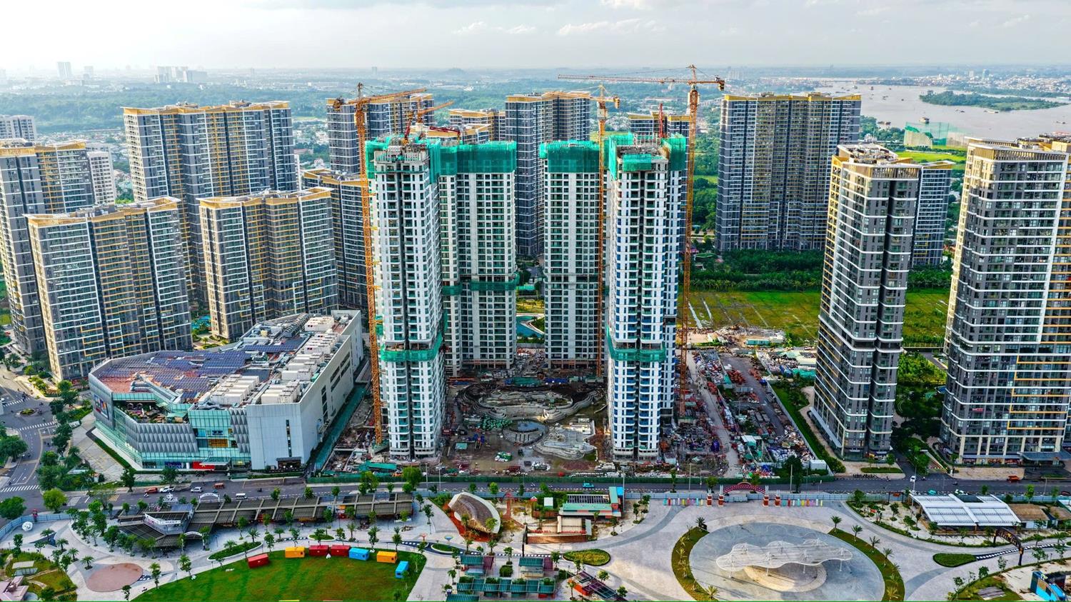 Hình ảnh tiến độ dự án The Opus One tháng 9/2025