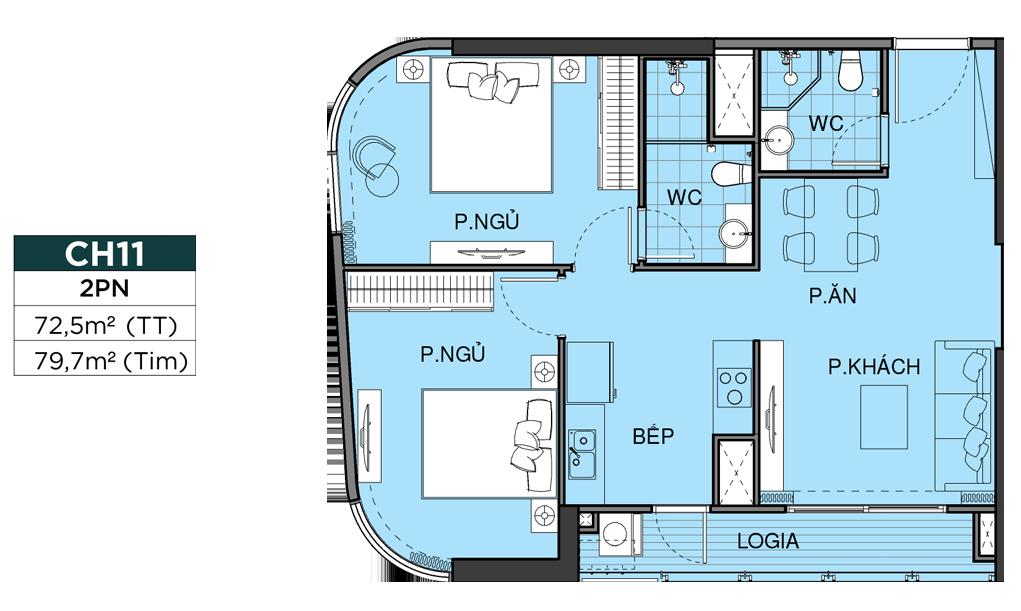 Thiết kế chi tiết căn hộ