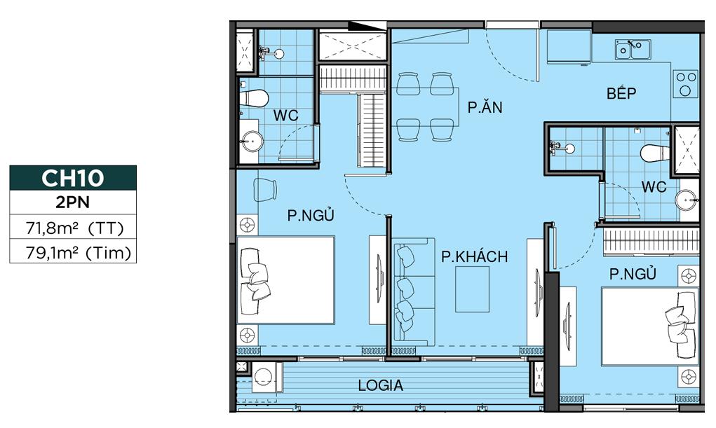 Thiết kế chi tiết căn hộ