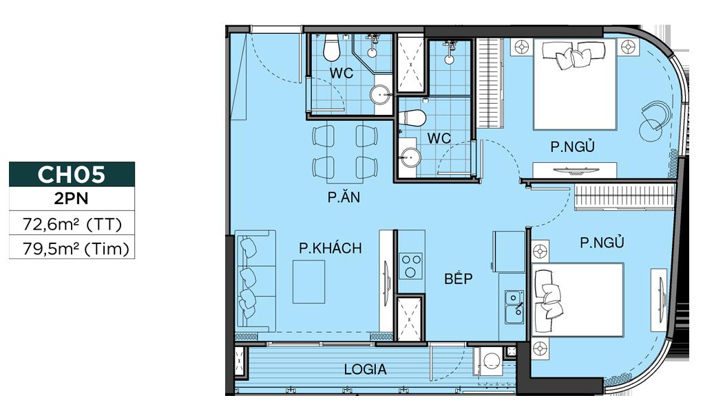 Thiết kế chi tiết căn hộ