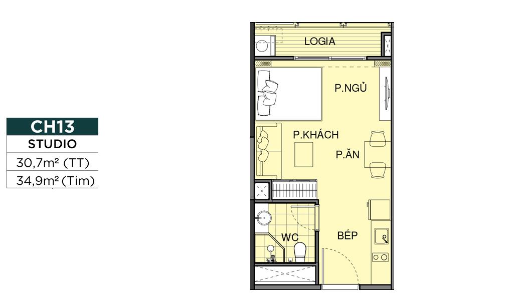 Thiết kế chi tiết căn hộ