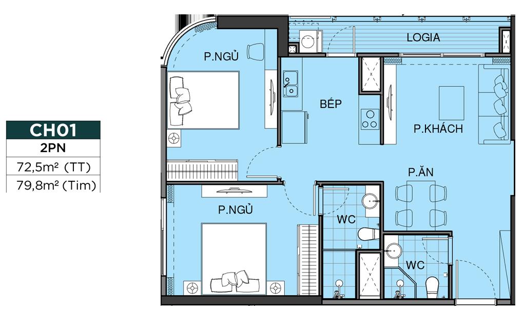 Thiết kế chi tiết căn hộ
