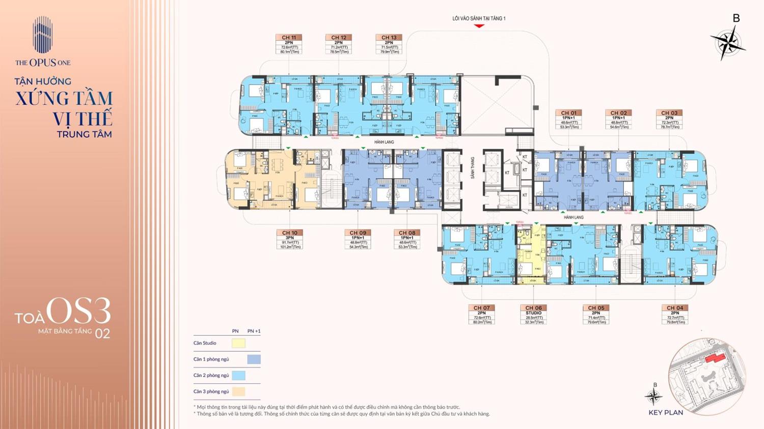 Mặt bằng tầng điển hình