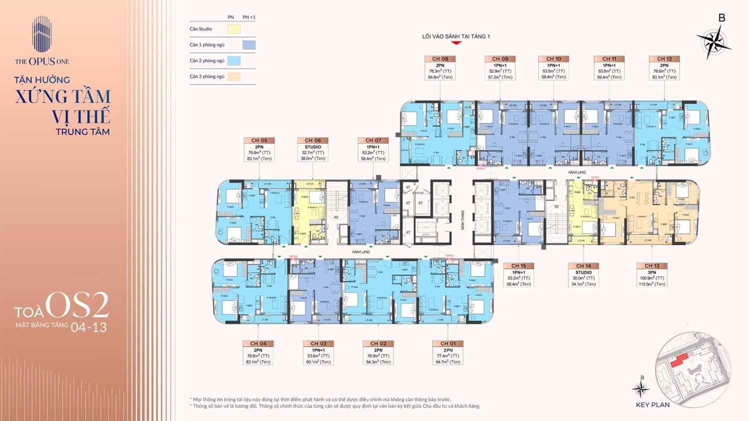 Mặt bằng tầng điển hình