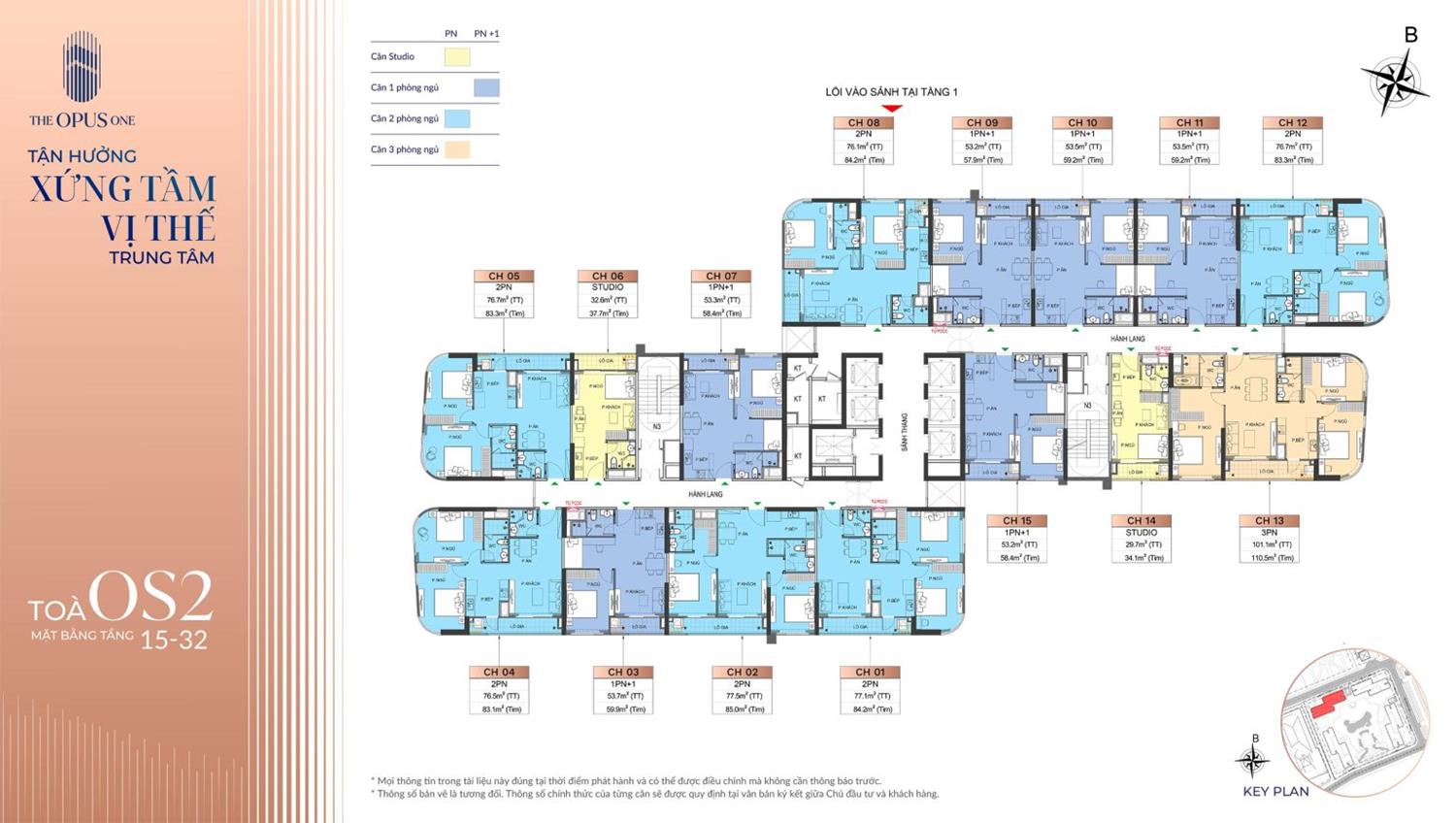 Mặt bằng tầng điển hình