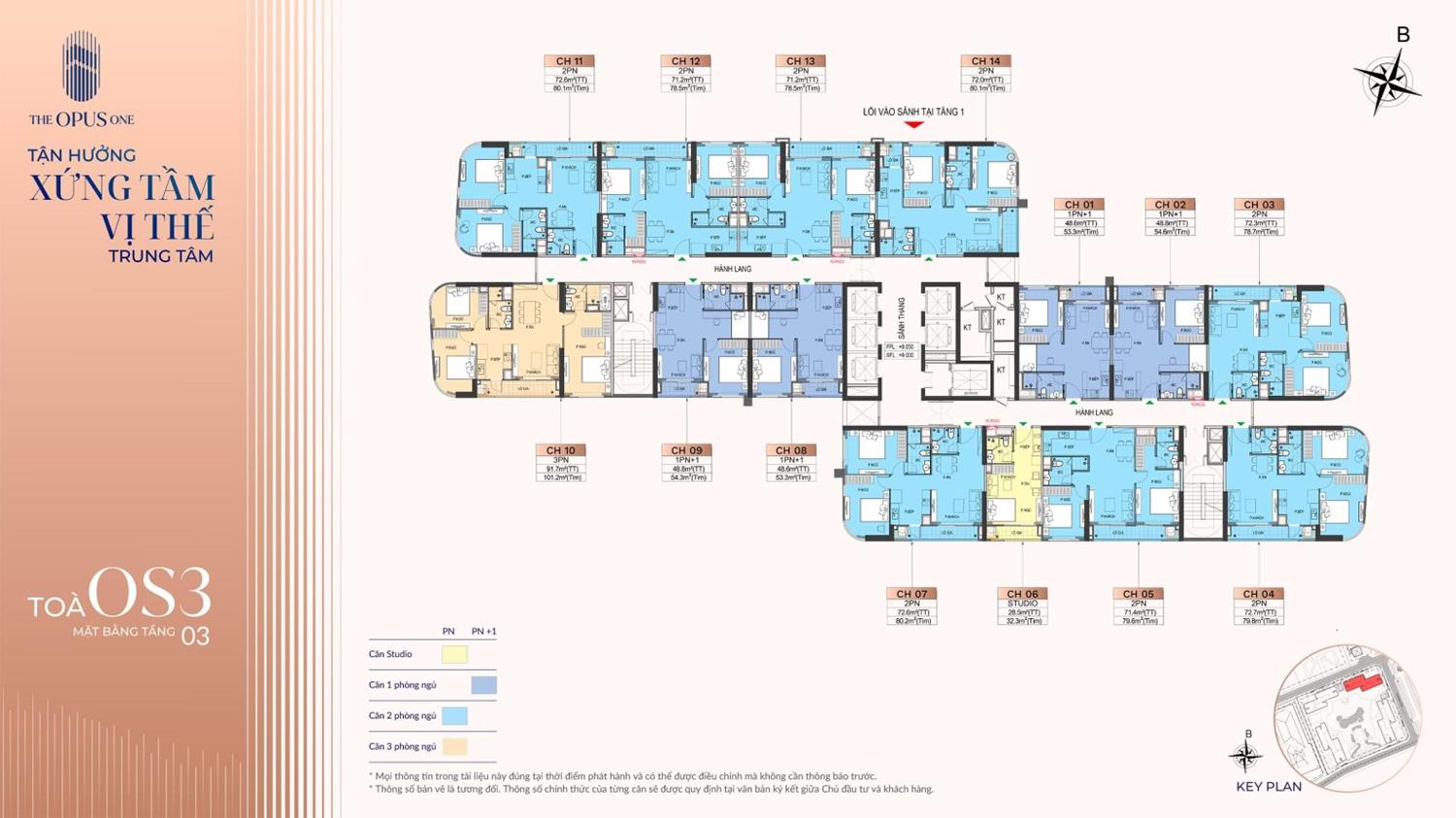 Mặt bằng tầng điển hình