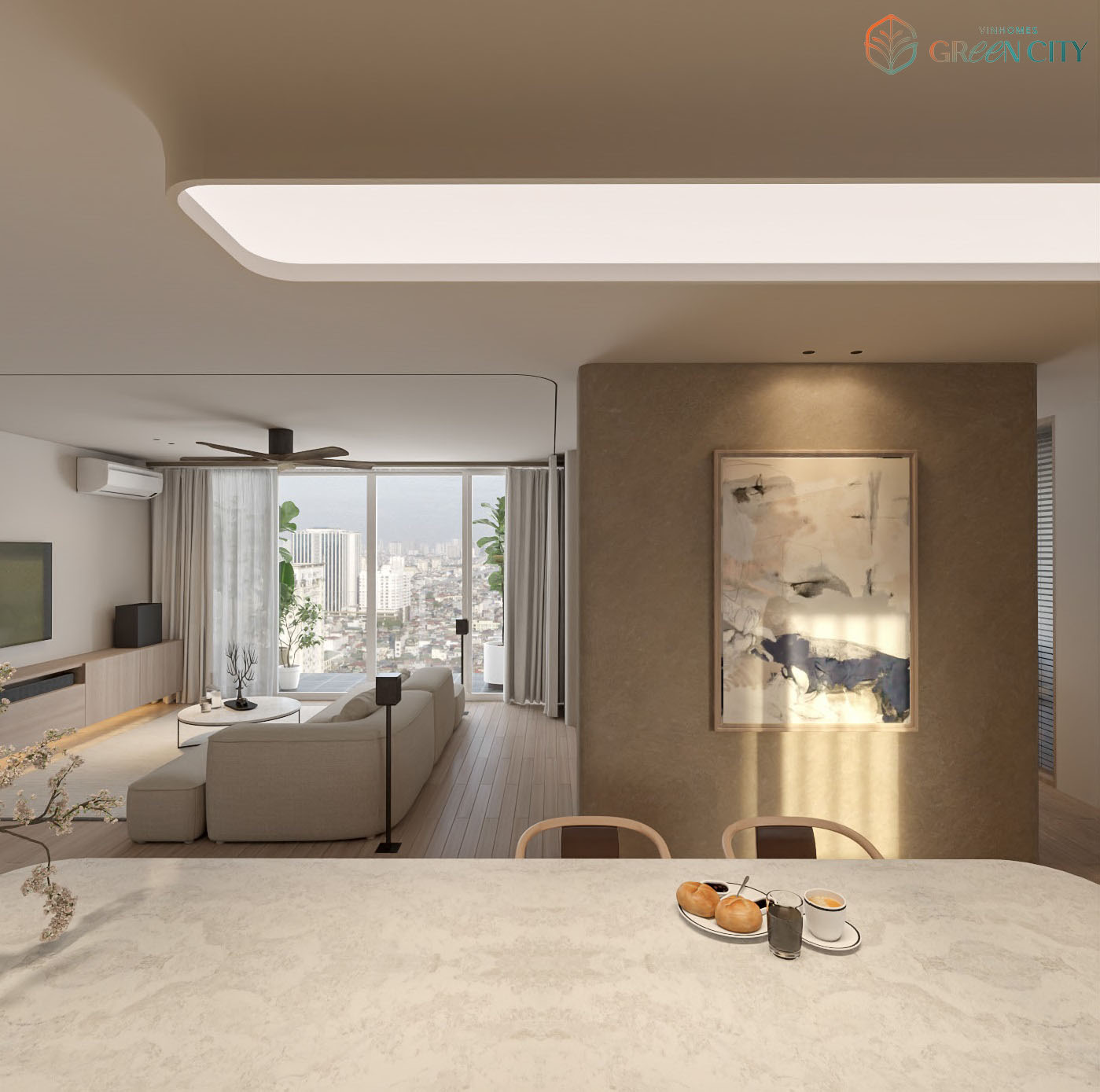 Nhà mẫu Vinhomes Green City Long An