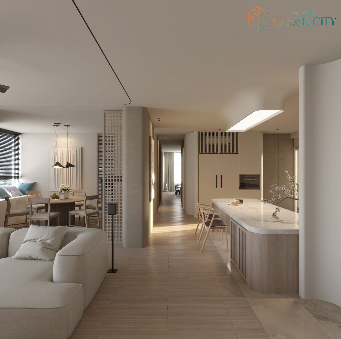 Nhà mẫu Vinhomes Green City Long An